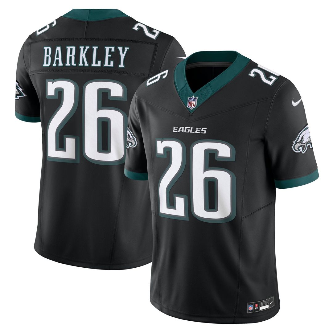 Philadelphia Eagles Saquon Barkley Nike Vapor F.U.S.E. Limited Jersey - Black