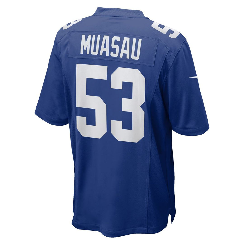 New York Giants Darius Muasau Nike Team Game Jersey - Royal
