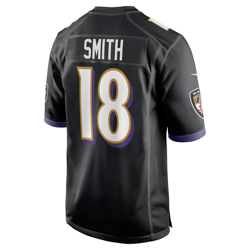 Baltimore Ravens Roquan Smith Nike Alternate Game Jersey - Black