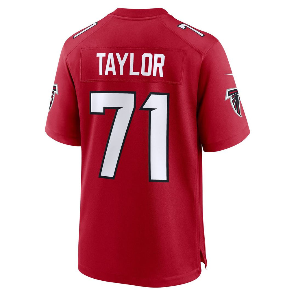 Atlanta Falcons Jawaan Taylor Nike Team Game Jersey - Red