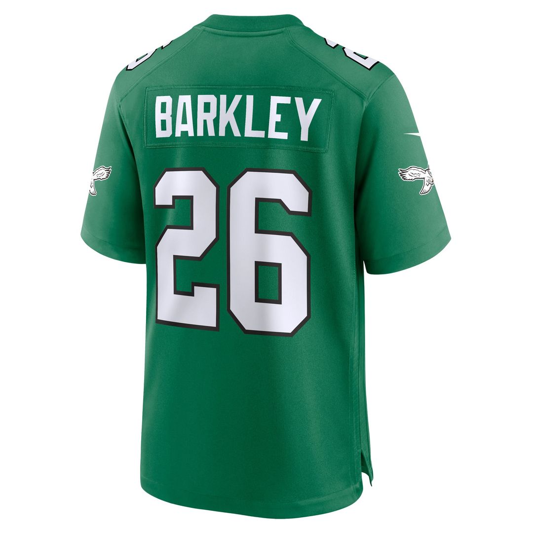 Philadelphia Eagles Saquon Barkley Nike Alternate Game Jersey - Black