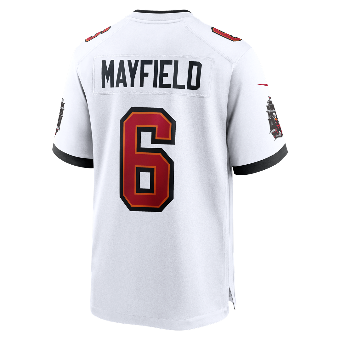 Tampa Bay Buccaneers Baker Mayfield Nike Away Game Jersey - White
