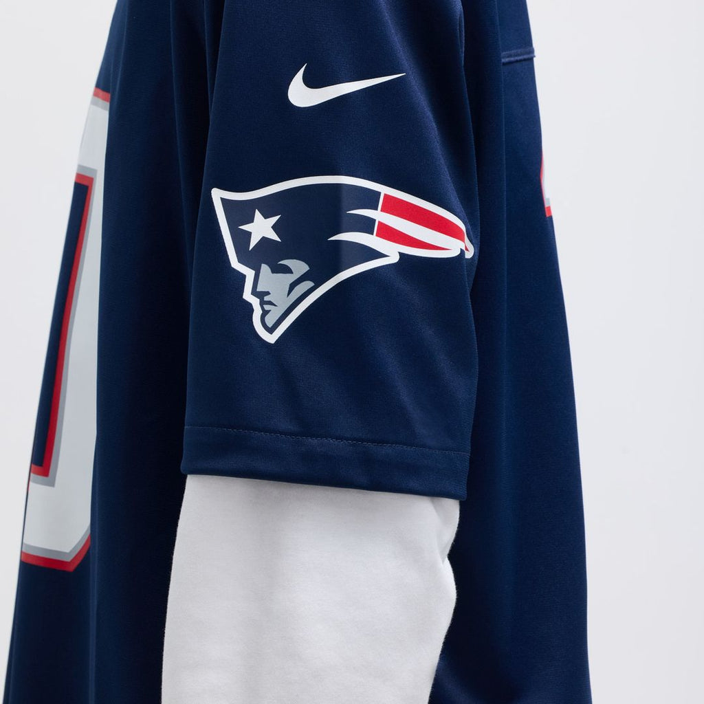 New England Patriots Drake Maye Nike Player Game Jersey - Navy
