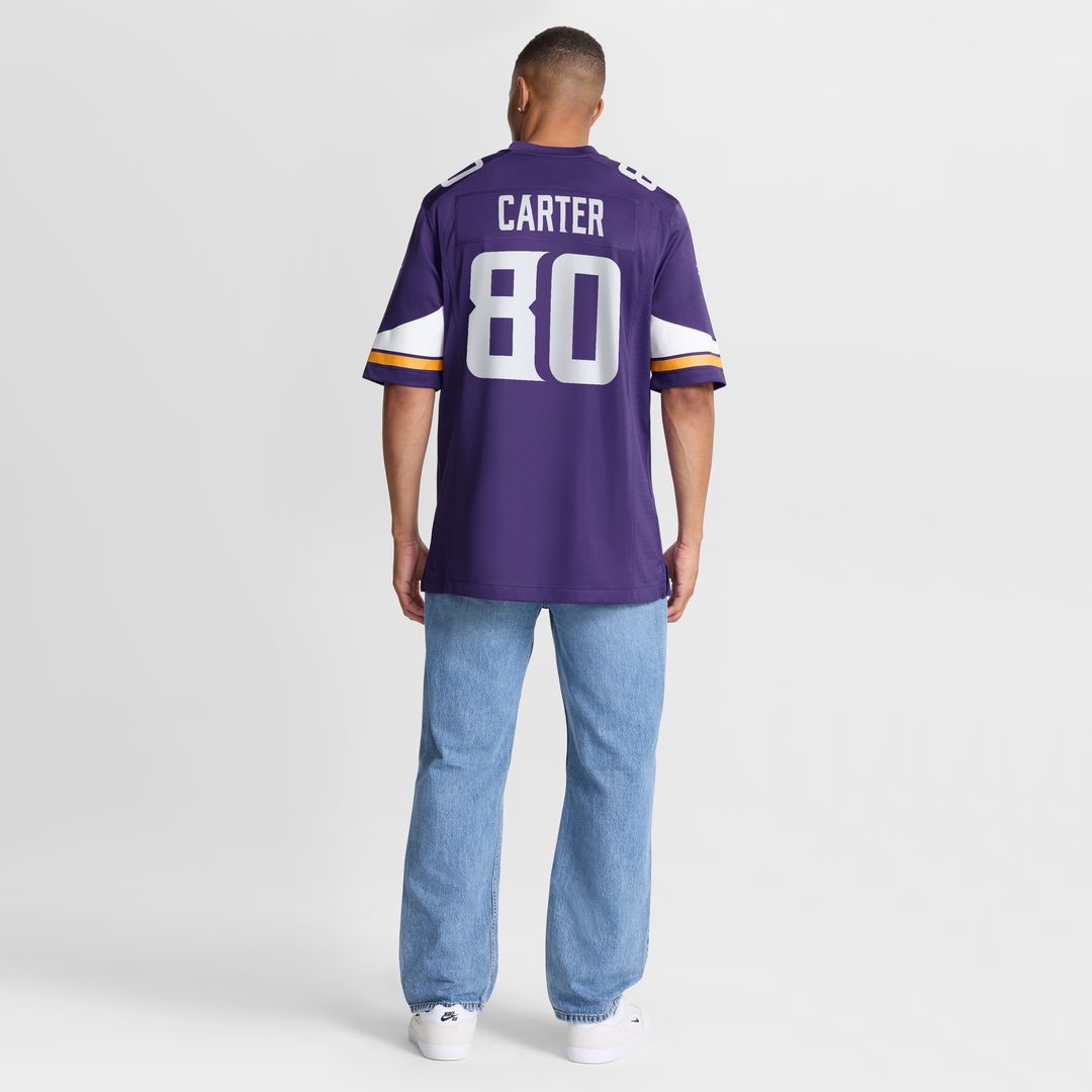Minnesota Vikings Cris Carter Nike Game Retired Player Jersey - Purple