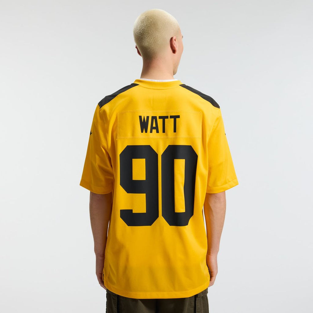 Pittsburgh Steelers T.J. Watt Nike Alternate 1933 Throwback Game Jersey - Gold
