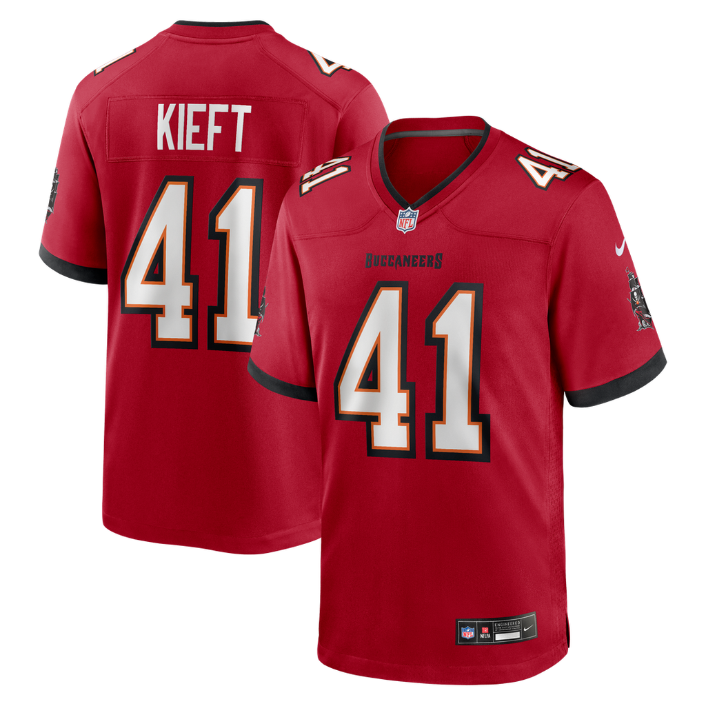 Tampa Bay Buccaneers Ko Kieft Nike Game Player Jersey - Red