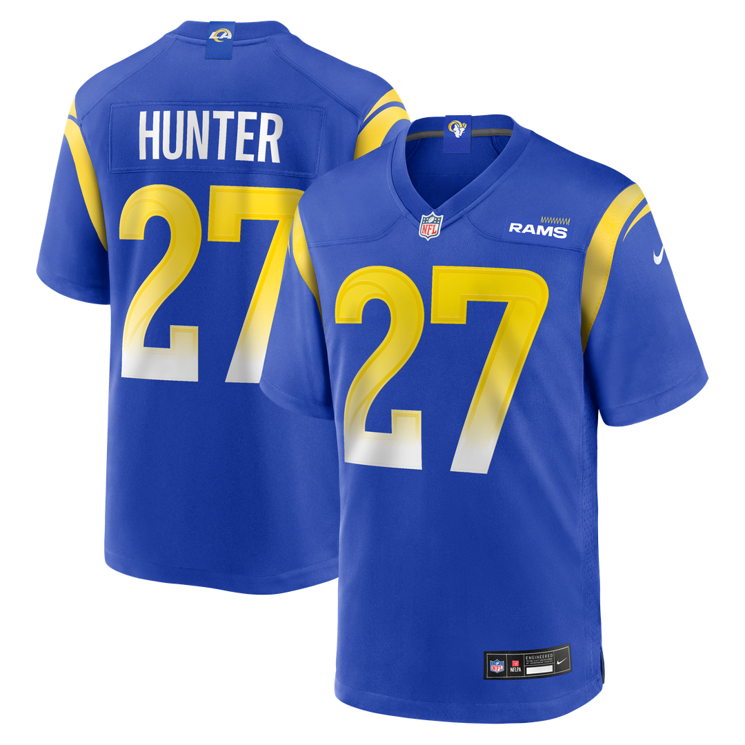 Los Angeles Rams Jarquez Hunter Nike Team Game Jersey - Royal