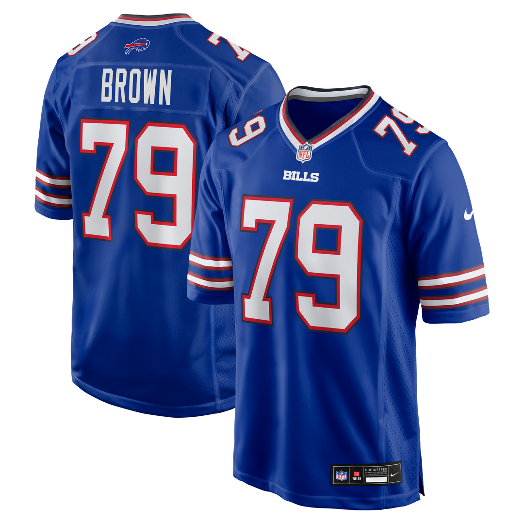 Buffalo Bills Ruben Brown Nike Game Retired Player Jersey - Royal