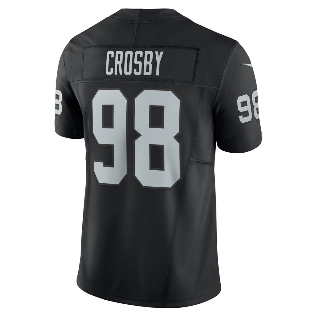 Las Vegas Raiders Maxx Crosby Nike Vapor F.U.S.E. Limited Jersey - Black