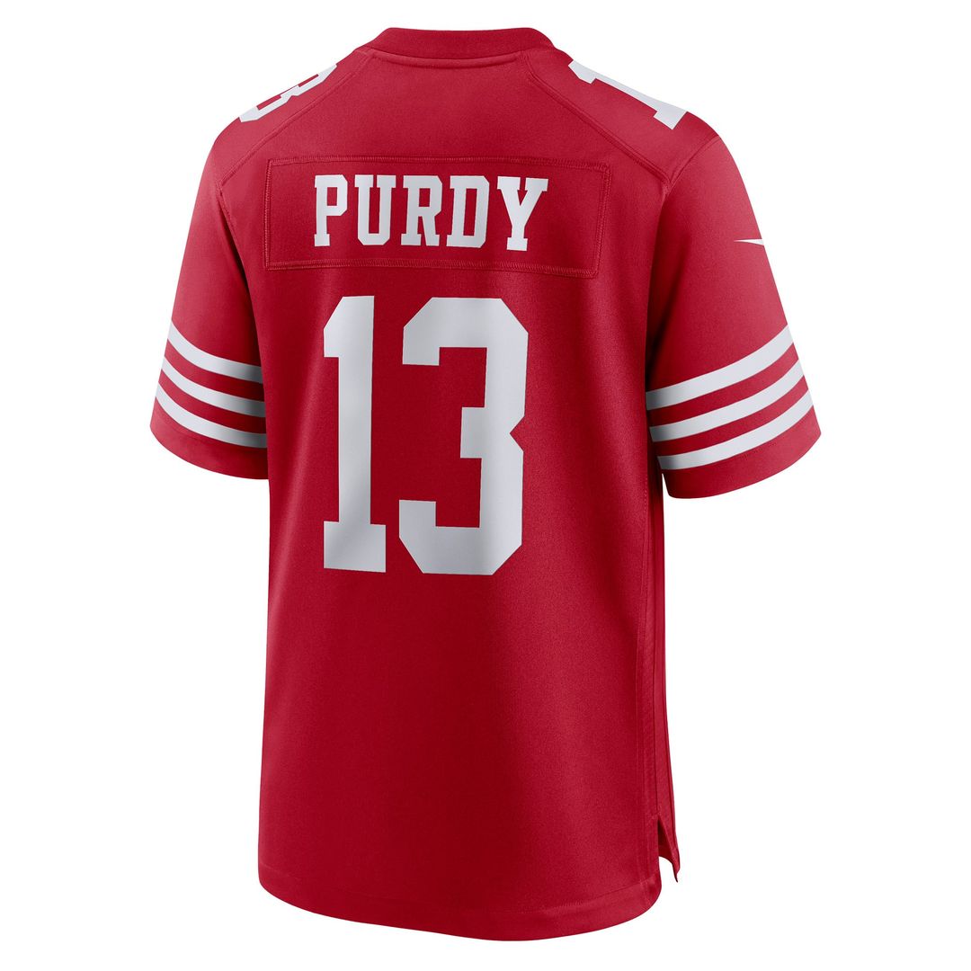 San Francisco 49ers Brock Purdy Nike Game Player Jersey - Scarlet