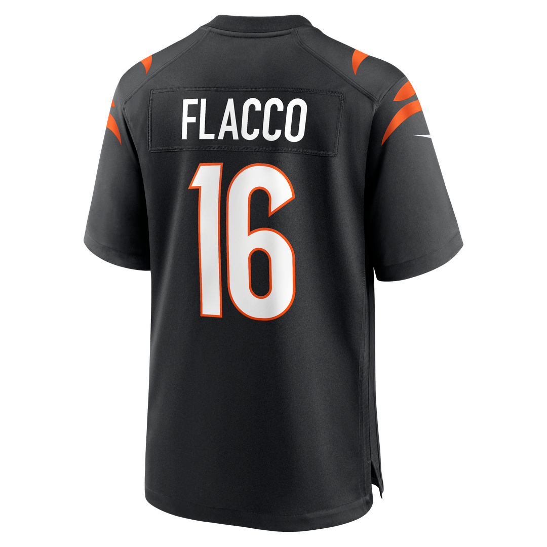 Cincinnati Bengals Joe Flacco Nike Team Game Jersey - Black