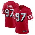 San Francisco 49ers Nick Bosa Nike Alternate Game Jersey - Scarlet