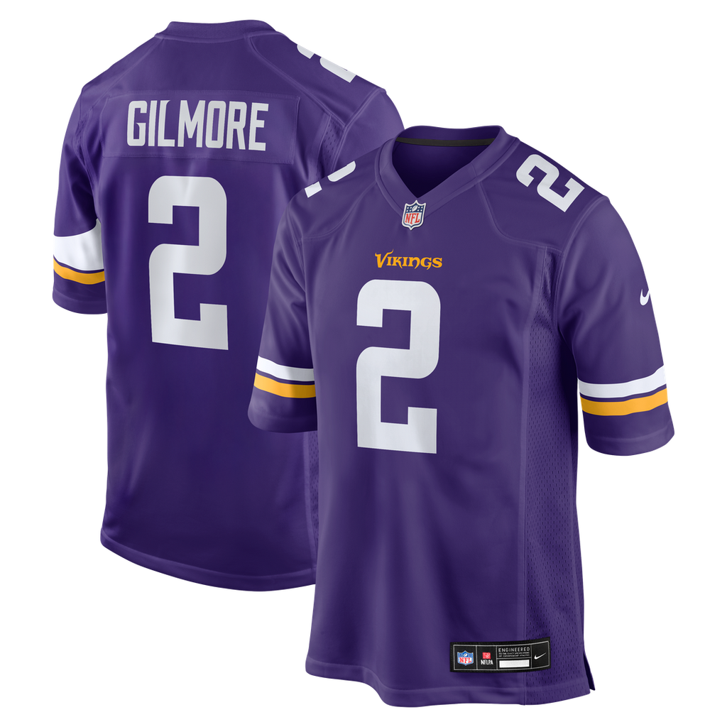 Minnesota Vikings Stephon Gilmore Nike Game Jersey - Purple