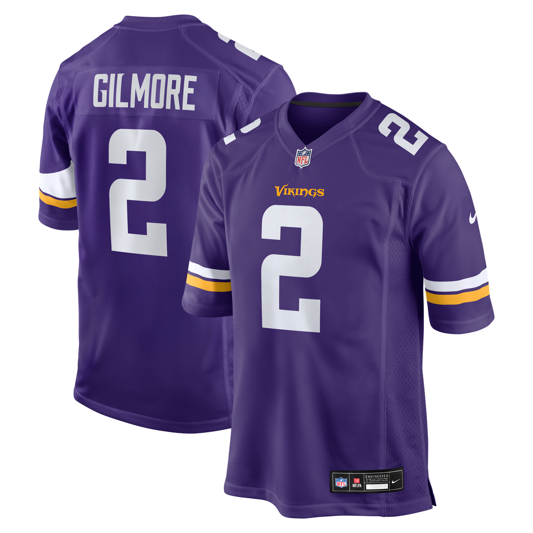 Minnesota Vikings Stephon Gilmore Nike Game Jersey - Purple
