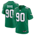 Philadelphia Eagles Jordan Davis Nike Alternate Game Jersey - Kelly Green
