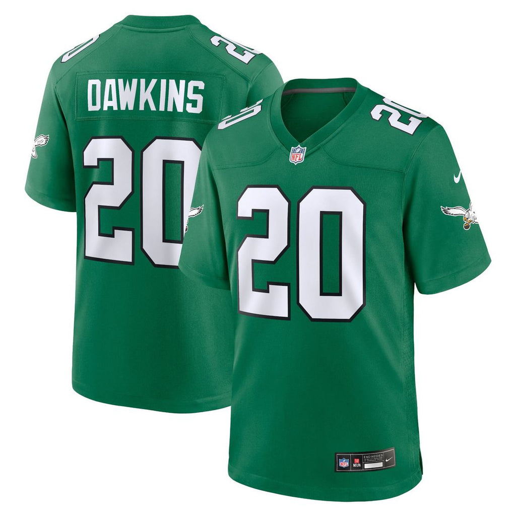 Philadelphia Eagles Brian Dawkins Nike Alternate Retired Player Game Jersey - Kelly Green