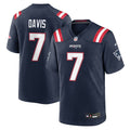 New England Patriots Carlton Davis Nike Team Game Jersey - Navy