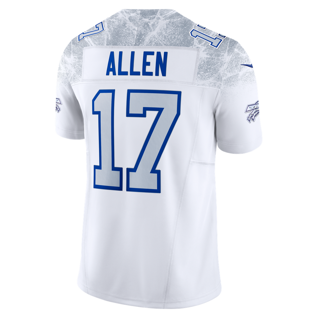 Buffalo Bills Josh Allen Nike Rivalries Collection Stitched Limited Jersey - White