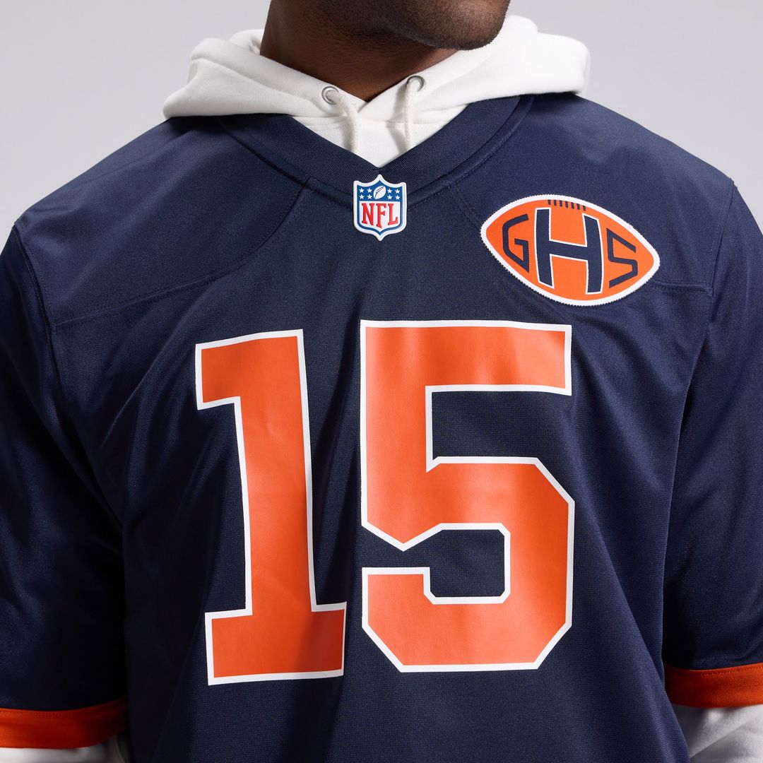 Chicago Bears Rome Odunze Nike 2026 Rivalries Collection Game Jersey - Navy