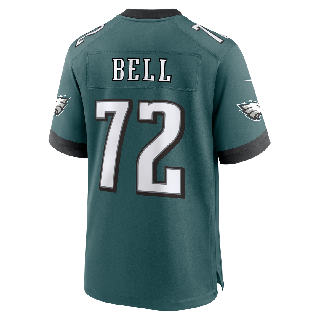Philadelphia Eagles Markel Bell Nike Team Game Jersey - Midnight Green