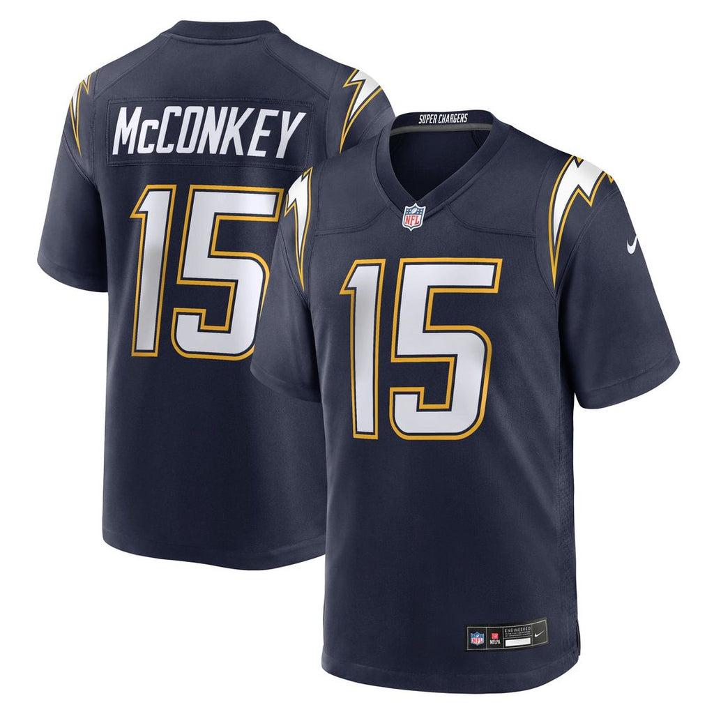 Los Angeles Chargers Ladd McConkey Nike Alternate Super Chargers Game Player Jersey - Navy