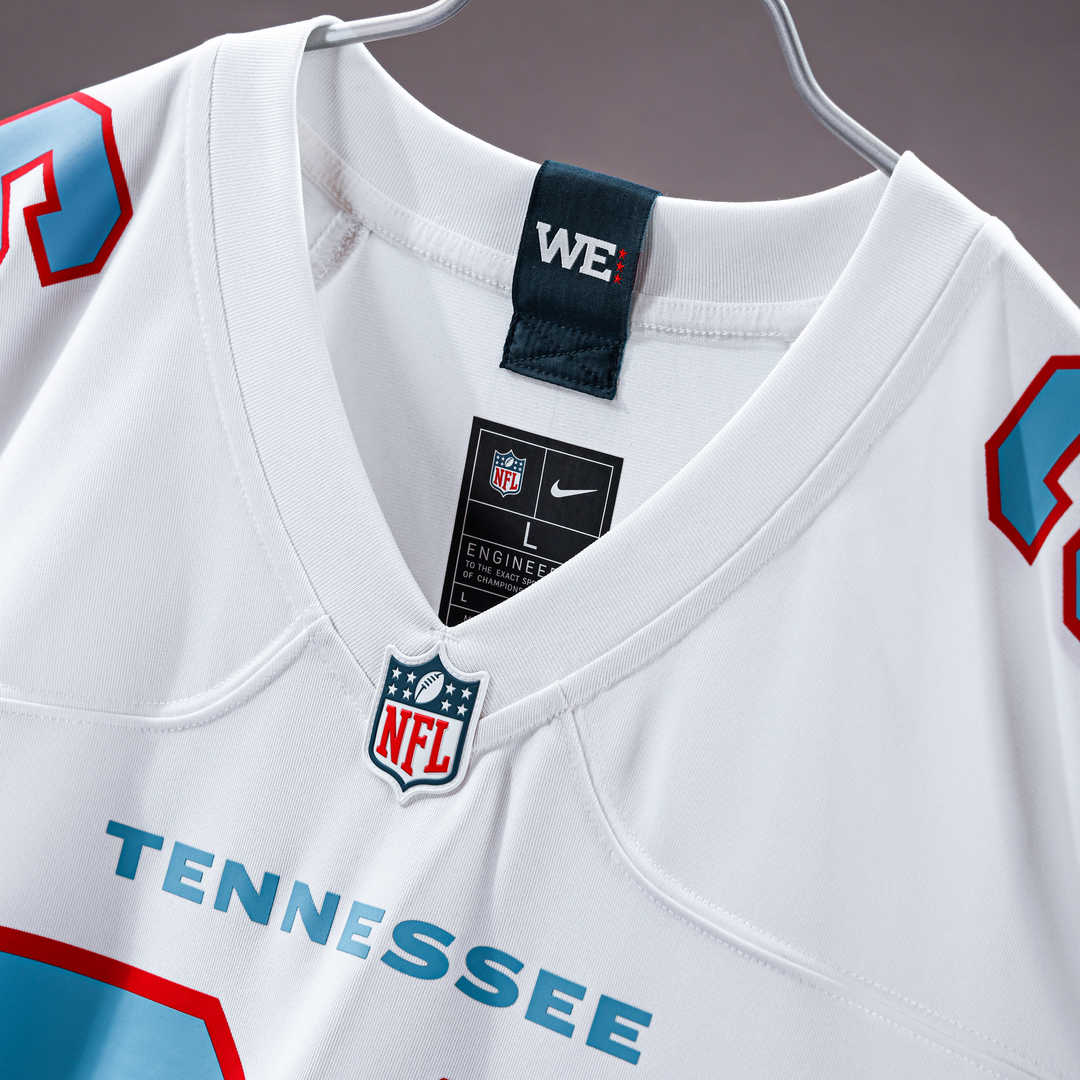 Tennessee Titans Jeffery Simmons Nike Game Jersey - Light Blue
