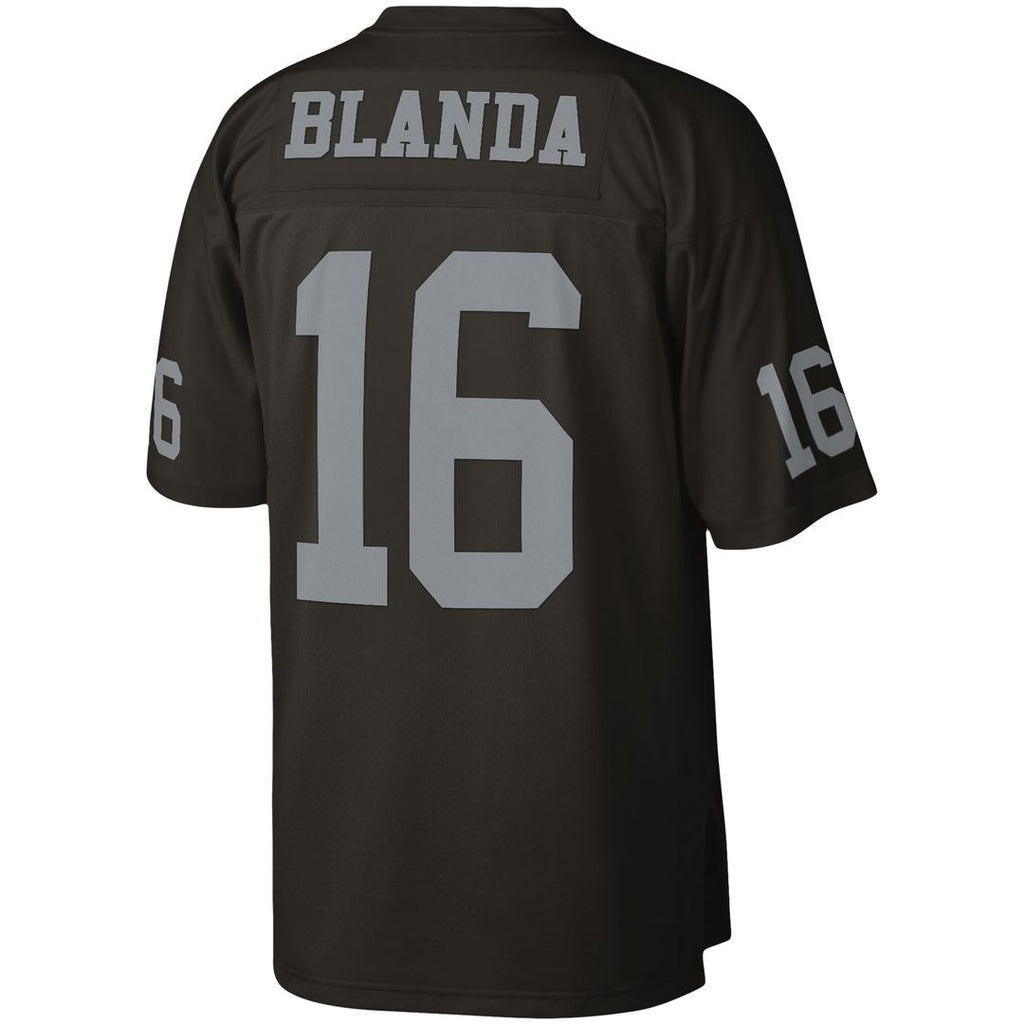 Las Vegas Raiders George Blanda Mitchell & Ness Legacy Replica Jersey - Black