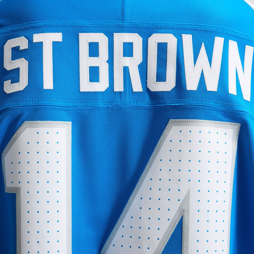 Detroit Lions Amon-Ra St. Brown Nike Team Vapor F.U.S.E. Stitched Limited Jersey - Blue