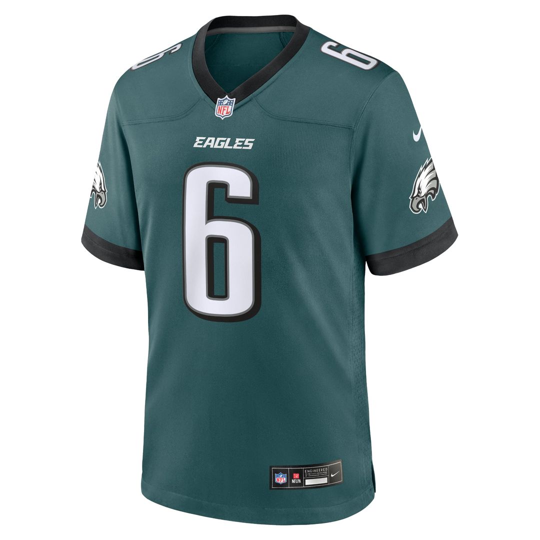 Philadelphia Eagles DeVonta Smith Nike Team Game Jersey - Midnight Green