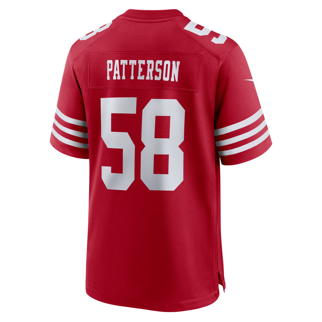 San Francisco 49ers Jarrett Patterson Nike Team Game Jersey - Scarlet
