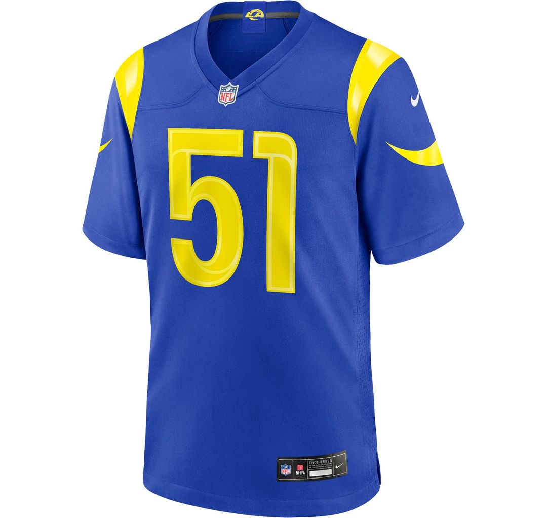 Los Angeles Rams Eddie Walls III Nike Game Jersey - Royal