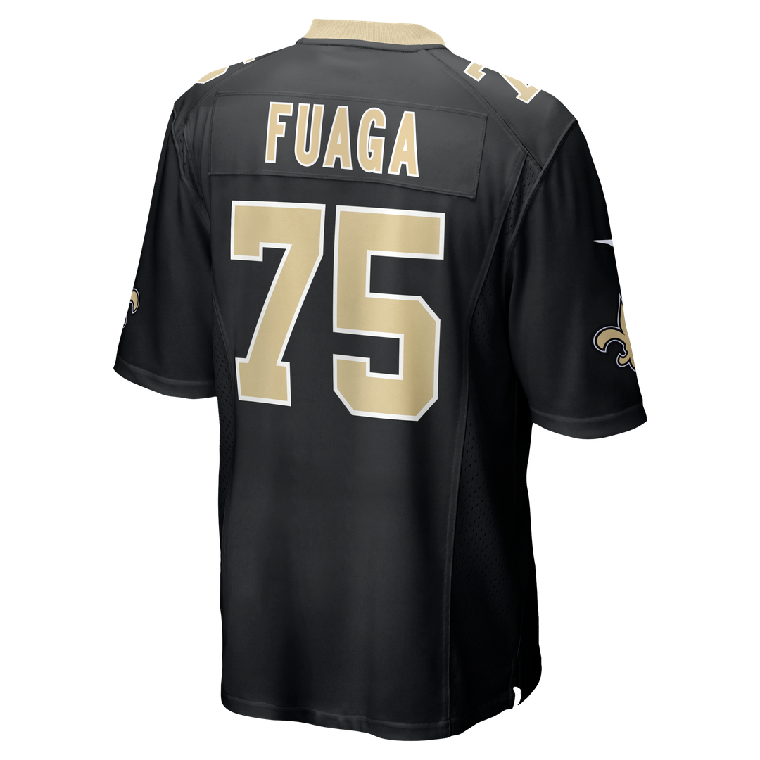 New Orleans Saints Taliese Fuaga Nike Player Game Jersey - Black