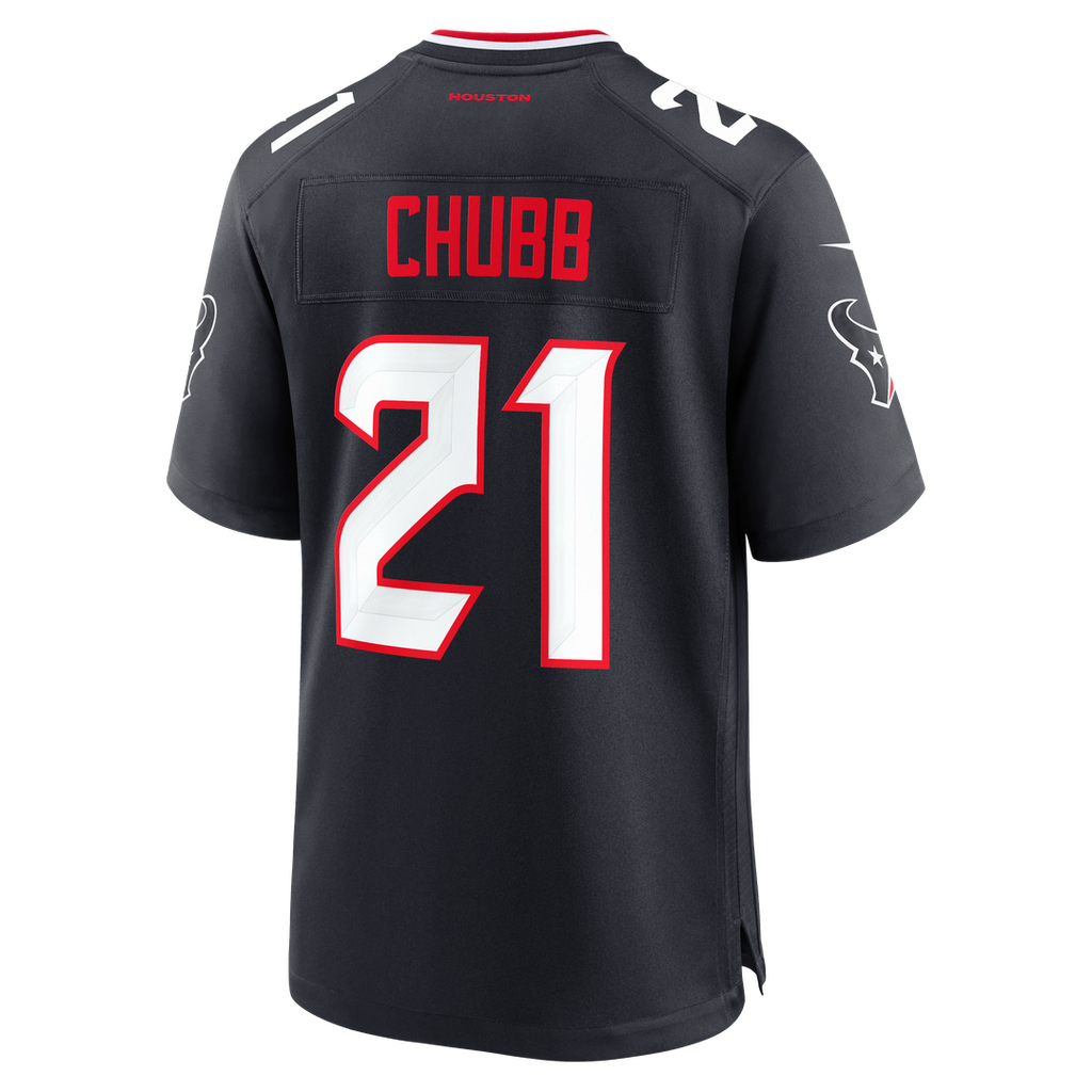 Houston Texans Nick Chubb Nike Team Game Jersey - Navy