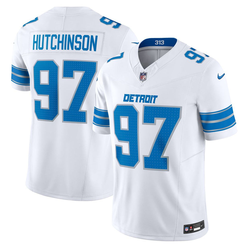 Detroit Lions Aidan Hutchinson Nike Vapor F.U.S.E. Limited Jersey - White