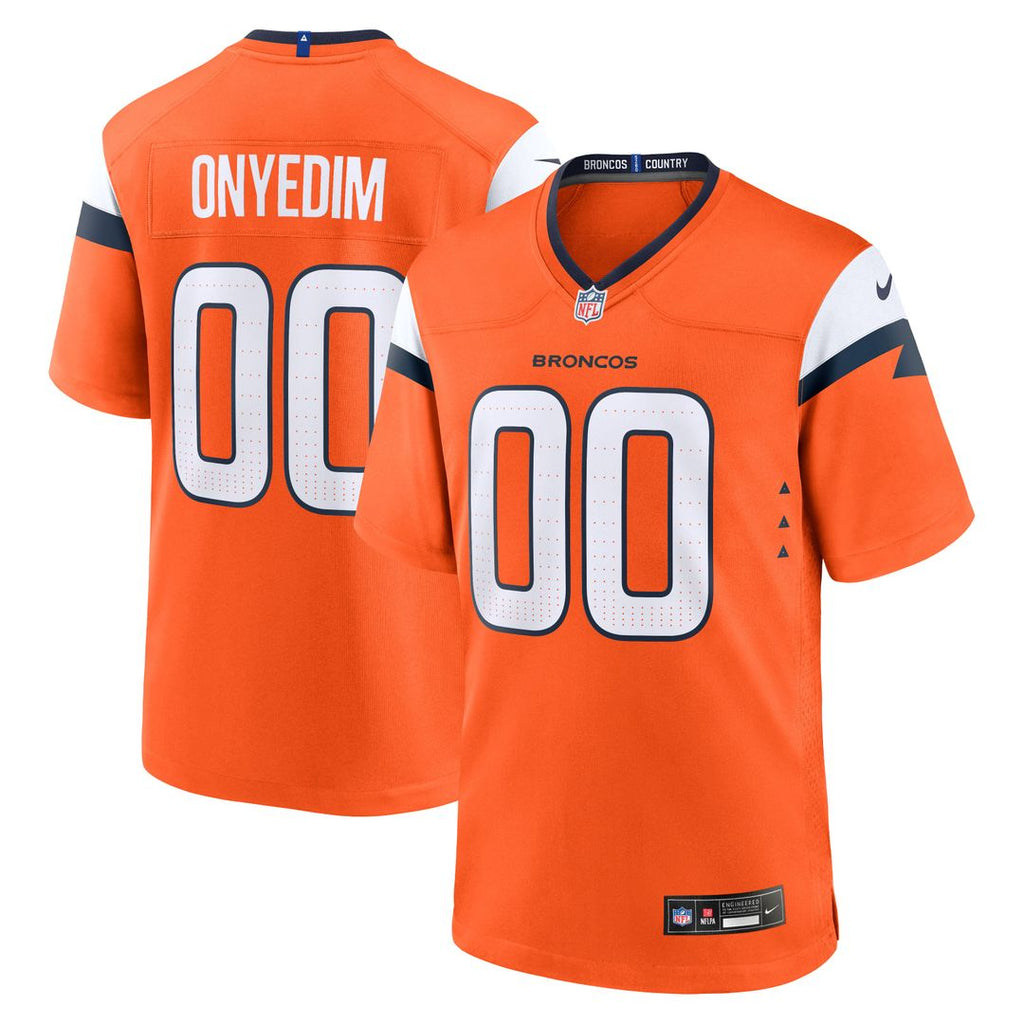 Denver Broncos Tyler Onyedim Nike Game Jersey - Orange
