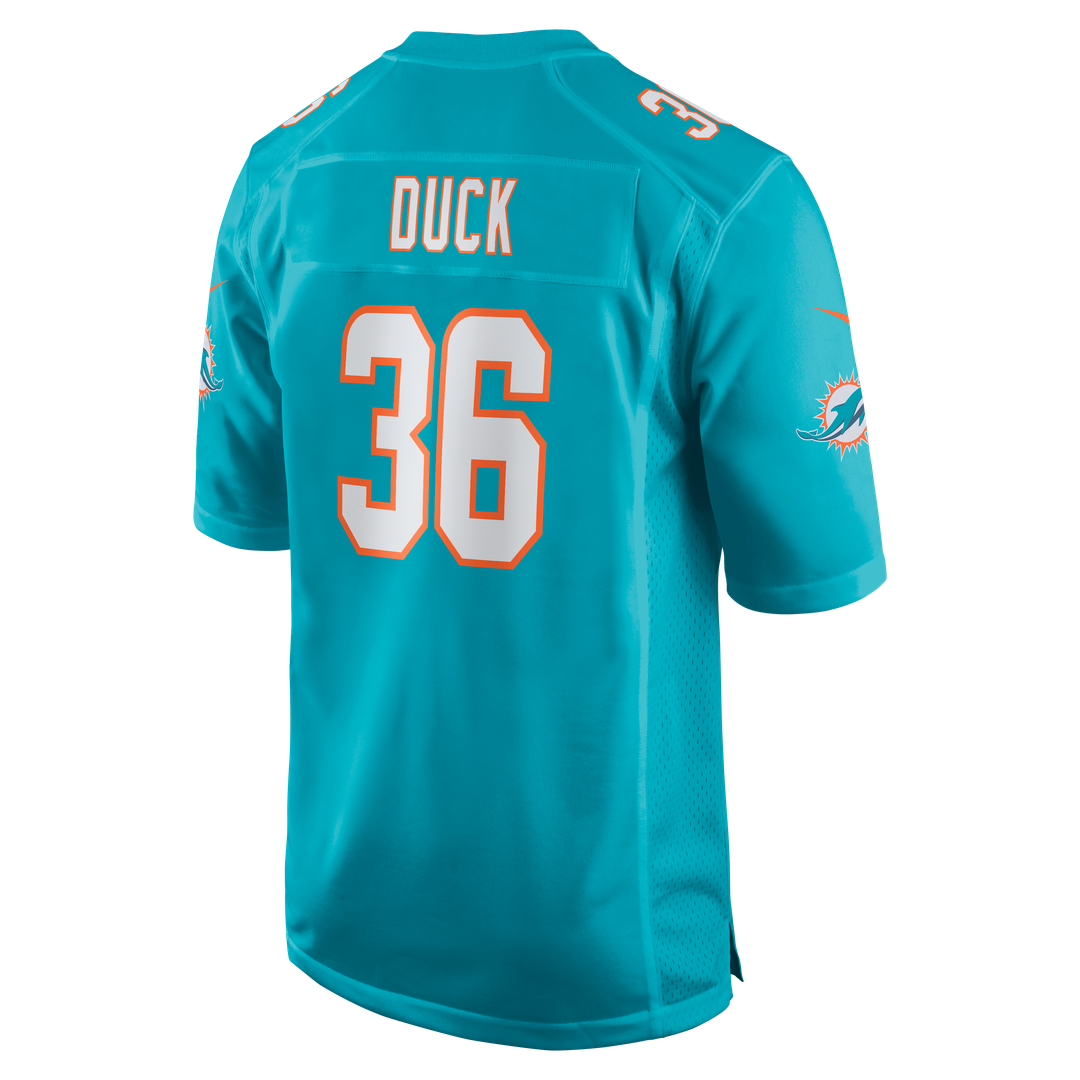 Miami Dolphins Storm Duck Nike Game Jersey - Aqua