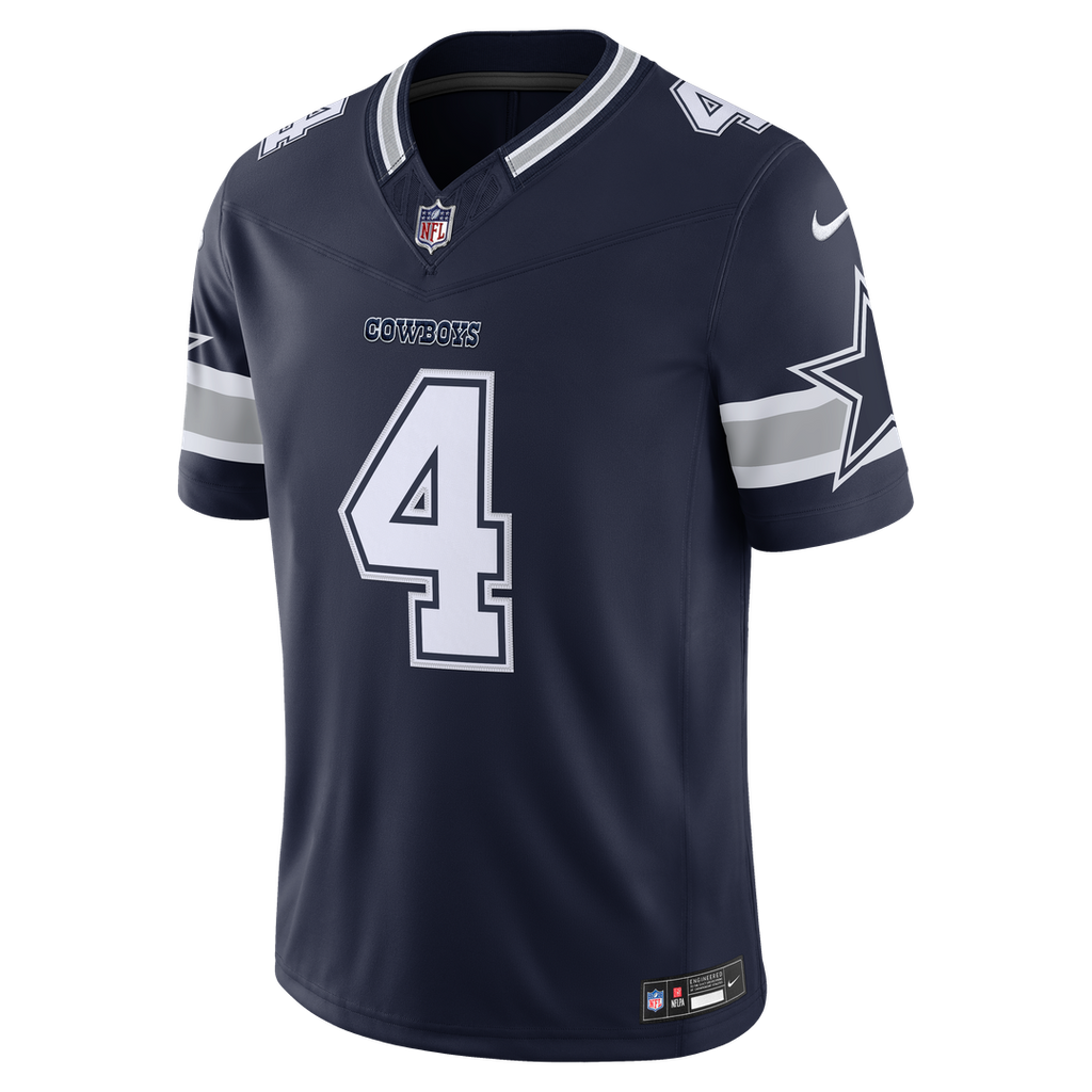 Dallas Cowboys Dak Prescott Nike Alternate Vapor F.U.S.E. Stitched Limited Jersey - White