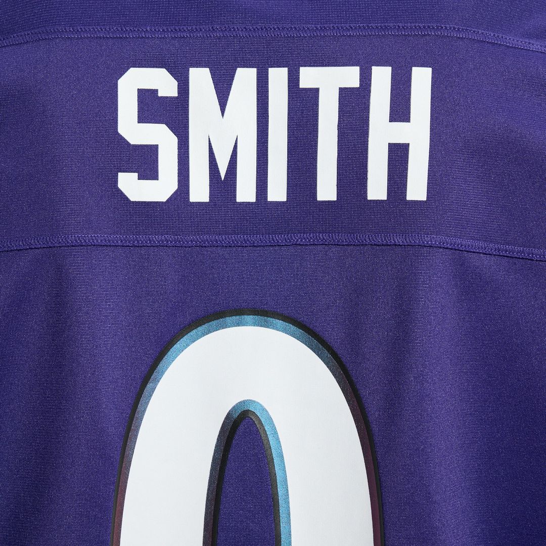 Baltimore Ravens Roquan Smith Nike Team Game Jersey - Purple