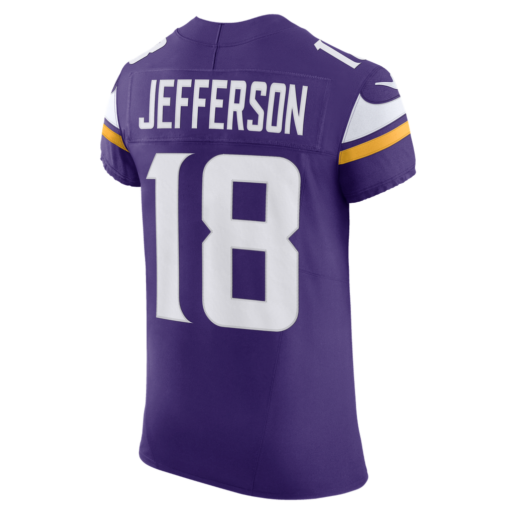 Minnesota Vikings Justin Jefferson Nike Team Vapor F.U.S.E. Elite Jersey - Purple