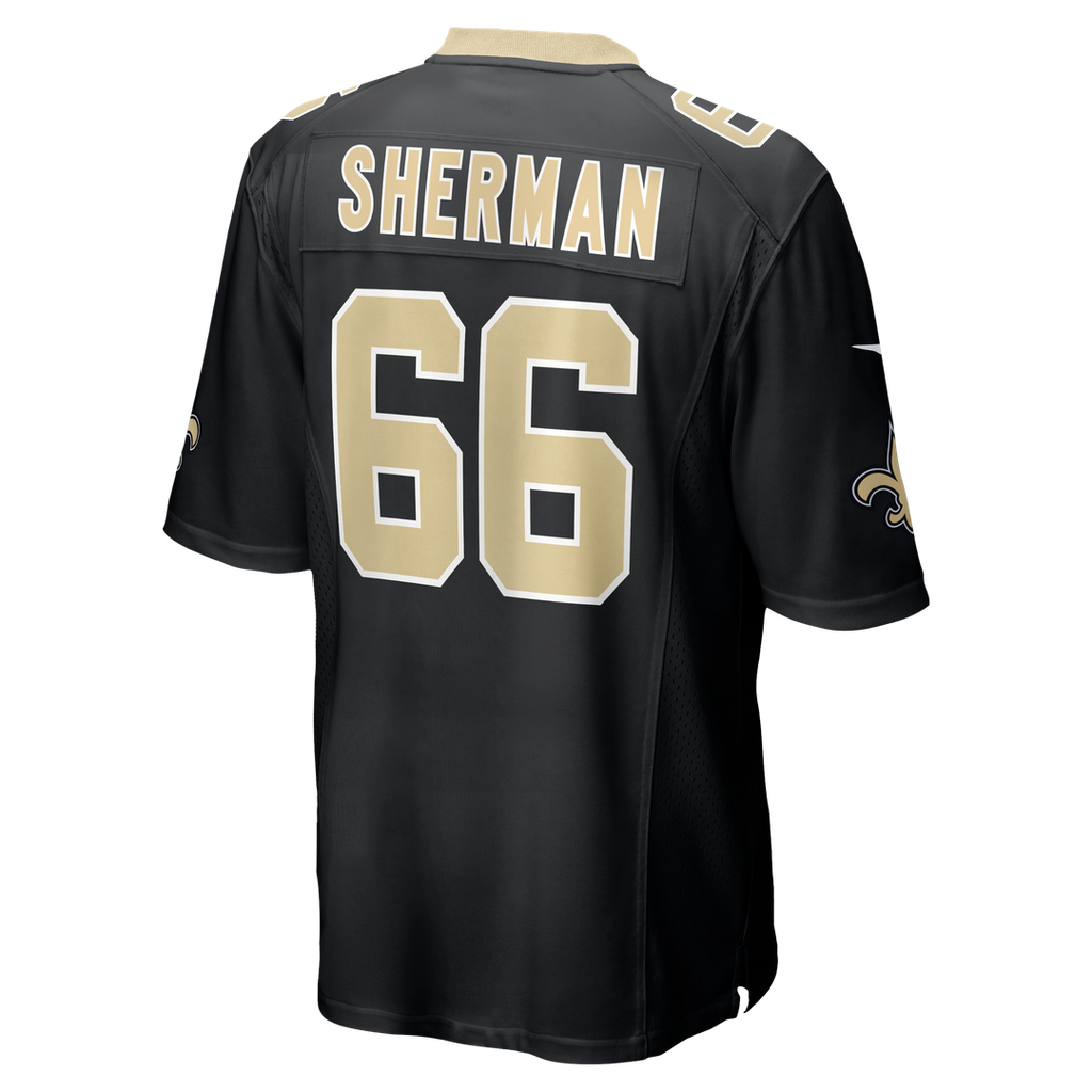 New Orleans Saints William Sherman Nike Team Game Jersey - Black