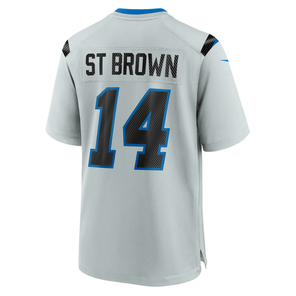 Detroit Lions Amon-Ra St. Brown Nike 2026 Rivalries Collection Game Jersey - Silver
