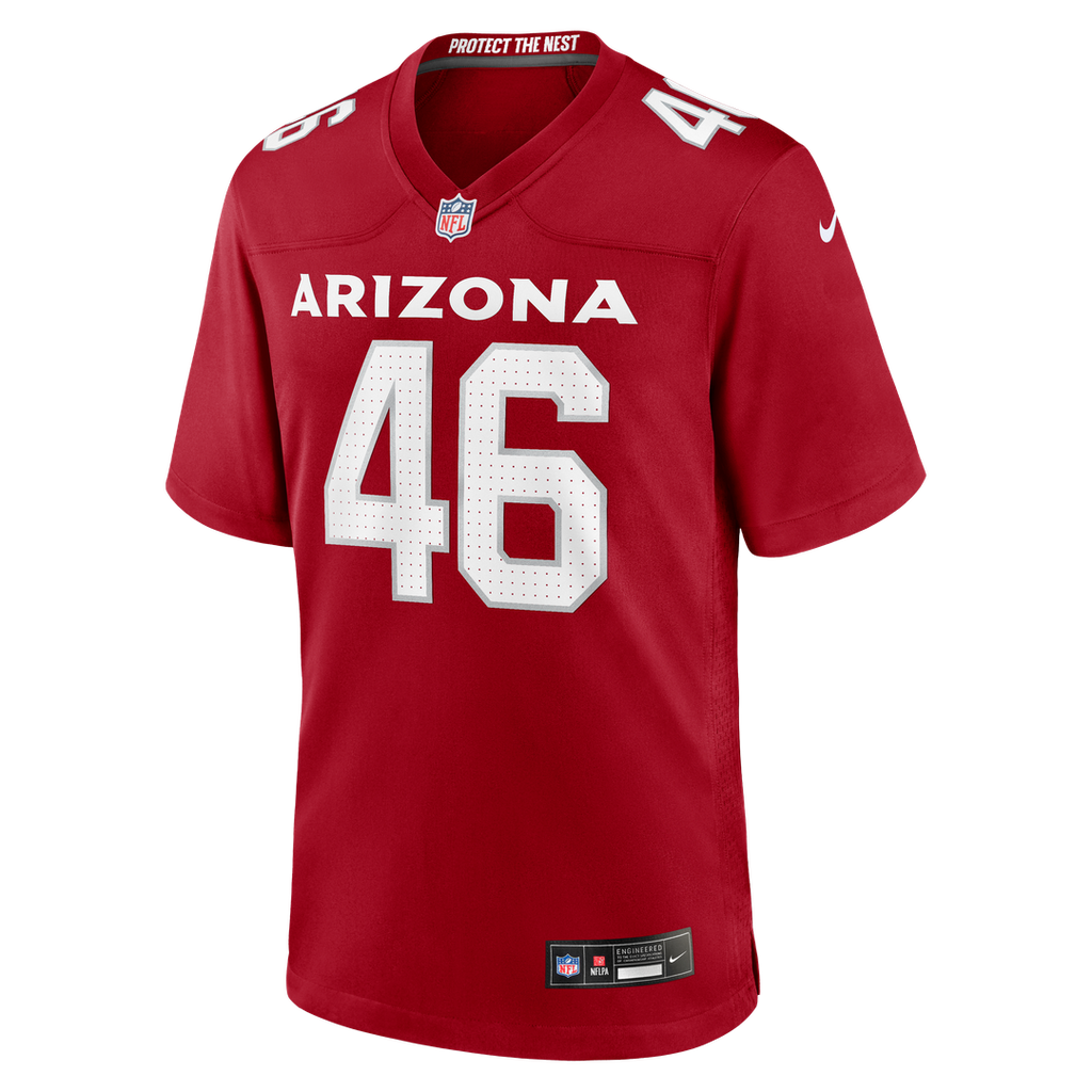 Arizona Cardinals Aaron Brewer Nike Team Game Jersey - Cardinal