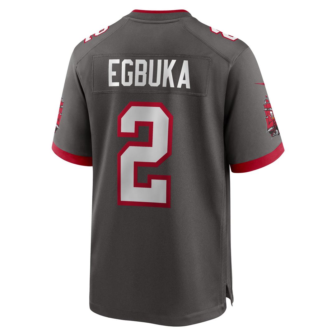 Tampa Bay Buccaneers Emeka Egbuka Nike Game Jersey - White