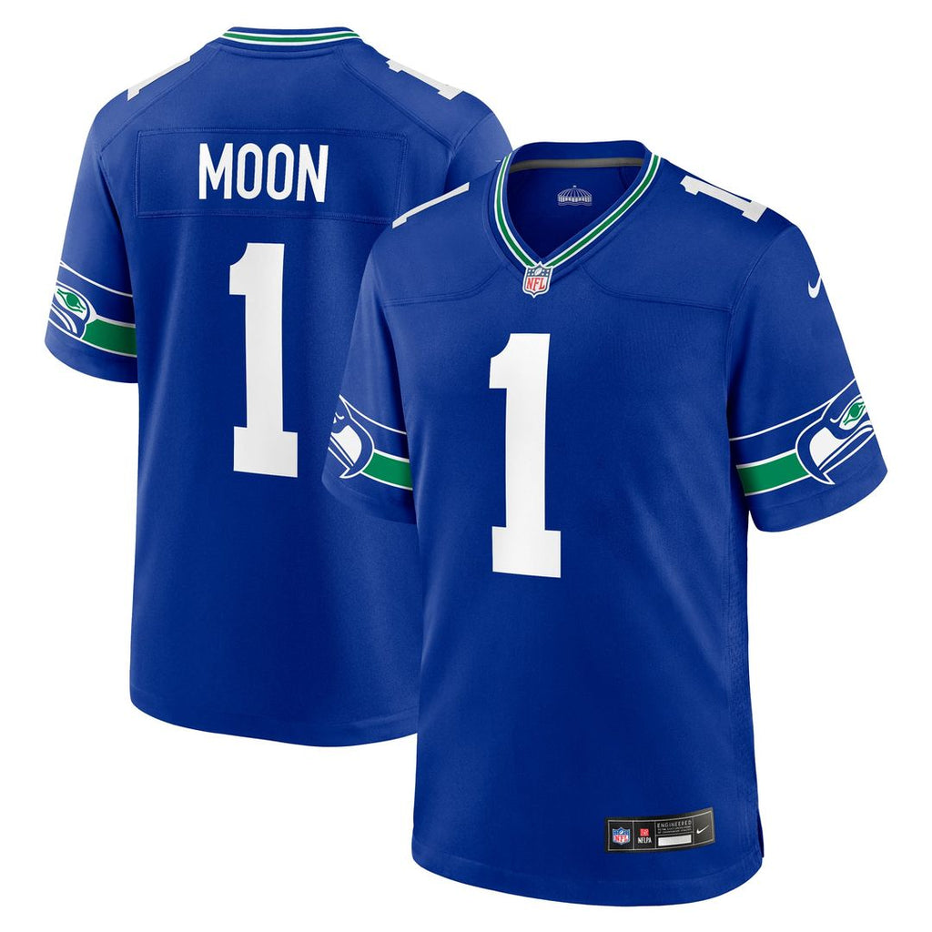 Seattle Seahawks Warren Moon Nike Retired Player Alternate Game Jersey - Royal