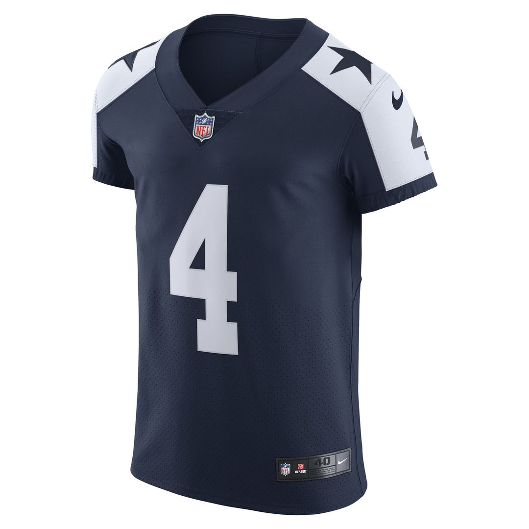 Dallas Cowboys Dak Prescott Nike Alternate Vapor Elite Player Jersey - Navy