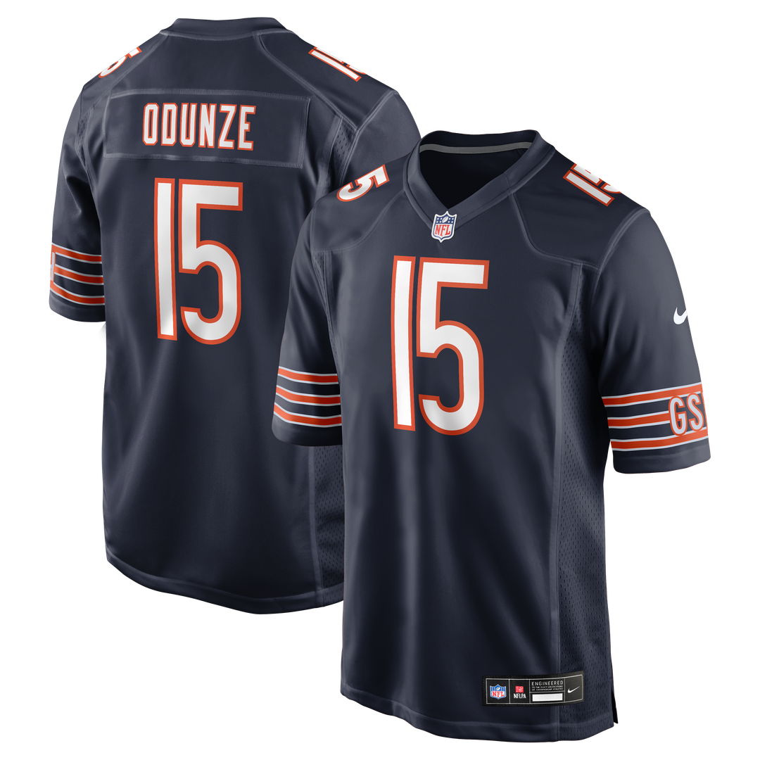 Chicago Bears Rome Odunze Nike Player Game Jersey - Navy