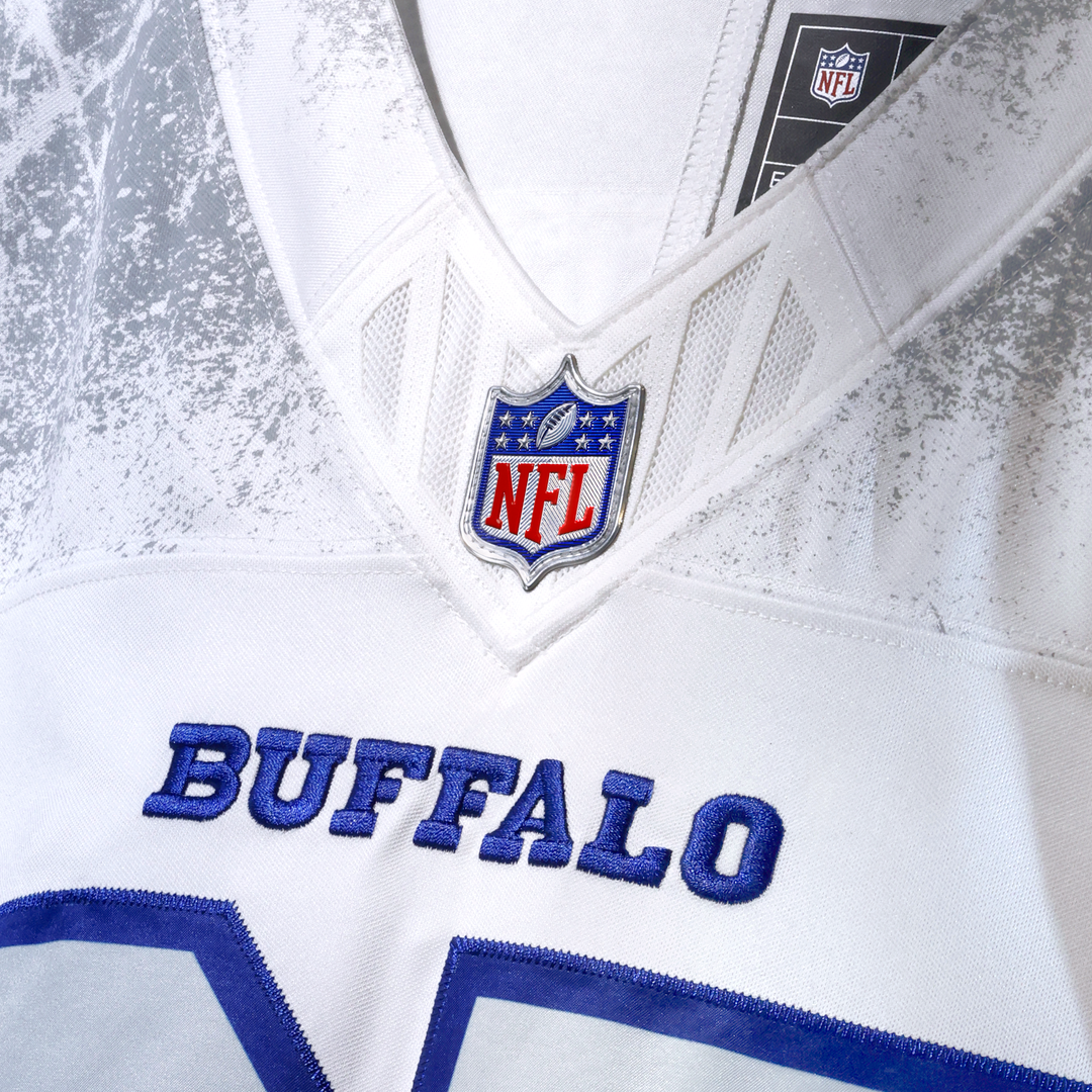 Buffalo Bills Josh Allen Nike Rivalries Collection Stitched Limited Jersey - White