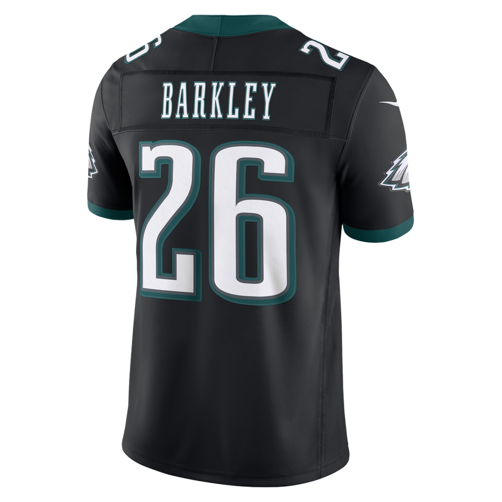 Philadelphia Eagles Saquon Barkley Nike Alternate Vapor F.U.S.E. Stitched Limited Jersey - Black
