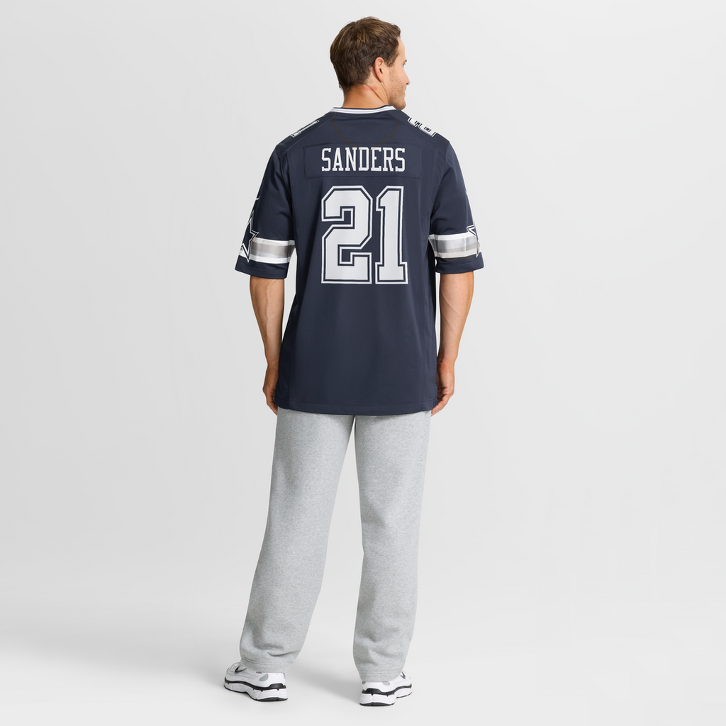 Dallas Cowboys Deion Sanders Nike Team Retired Player Game Jersey - Navy