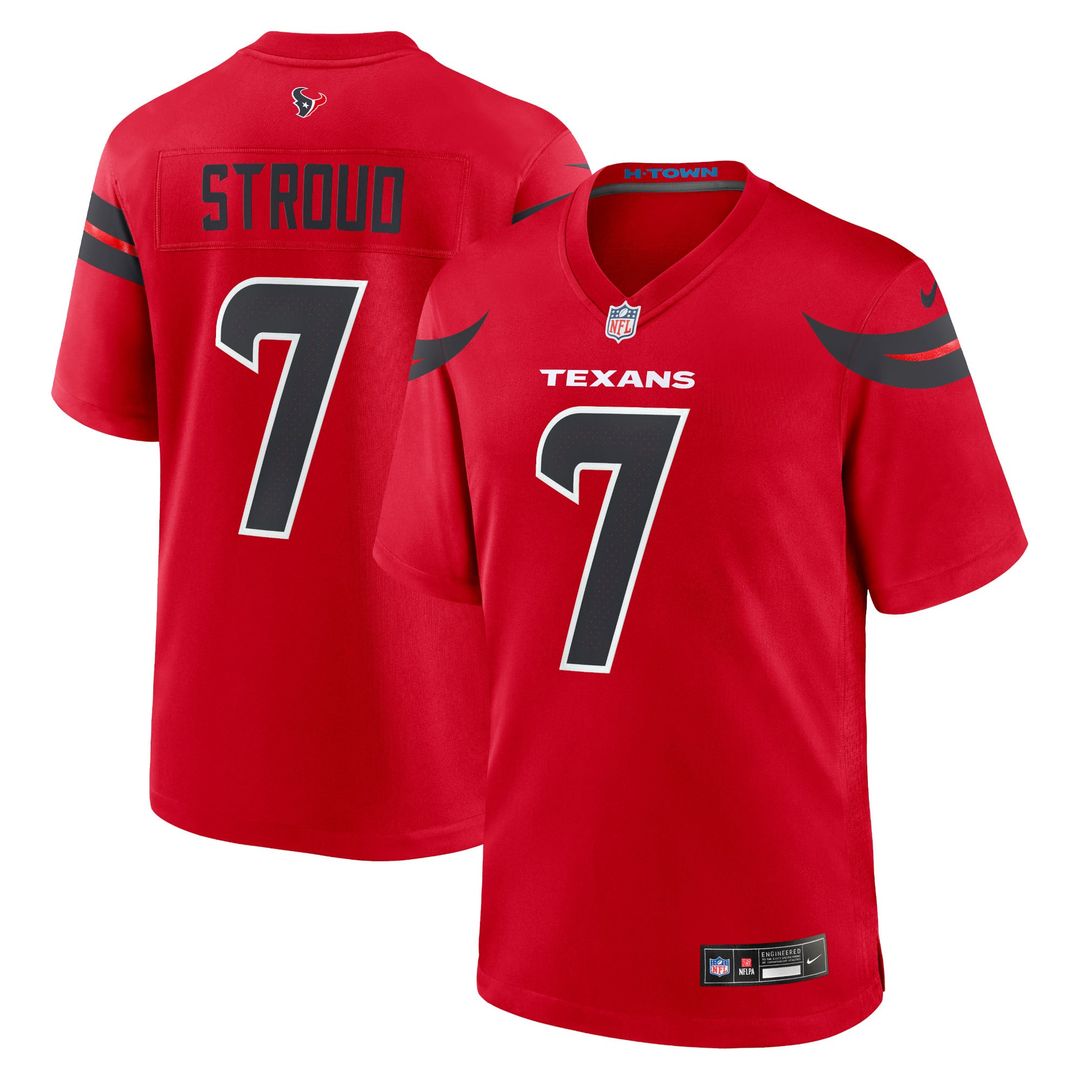 Houston Texans C.J. Stroud Nike Alternate Game Jersey - Red